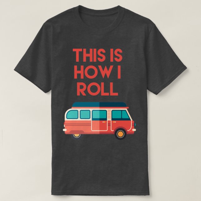 Camiseta Así Es Como Hago Camping Gracioso (Diseño del anverso)