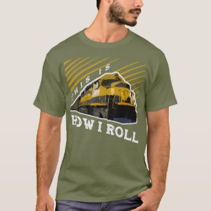 Camiseta Así es como hago circular el ferrocarril de ingeni