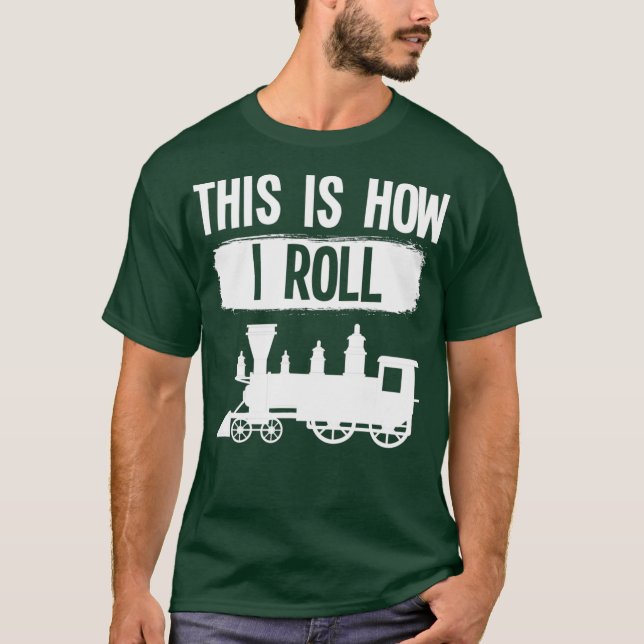 Camiseta Así es como hago circular la estación de vapor de  (Anverso)