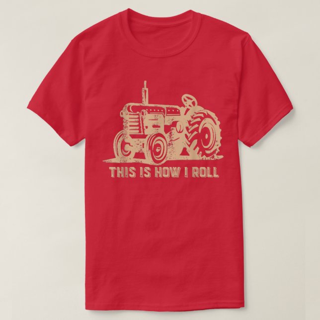 Camiseta Así es como hago correr a los agricultores diverti (Diseño del anverso)