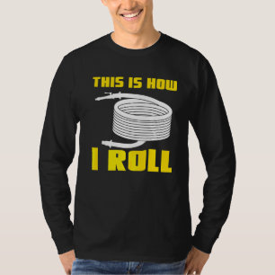 Camiseta Así es como hago funcionar a bombero voluntario