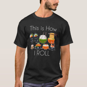 Camiseta Así es como hago los tanteos de Chiste de comida j