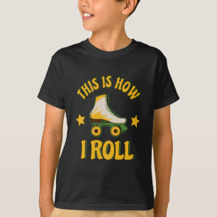 Camiseta Así es como hago patinar sobre patines