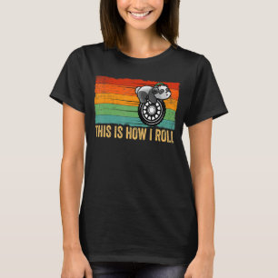 Camiseta Así es como hago rodar el oso zoológico Panda 4