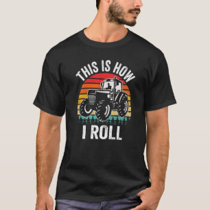 Camiseta Así es como hago rodar el ventilador retro de trac