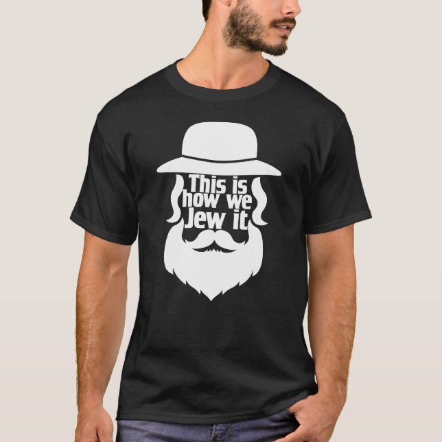 Camiseta Así es como lo hacemos - Regalo navideño judío (Anverso)
