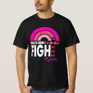 Camiseta Así Es Como Lucho Contra Mi Regalo De Cáncer De Ma