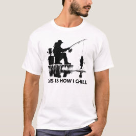 Camiseta Así es como me muero | Pesca de hielo