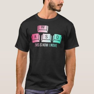 Camiseta Así Es Como Muevo Teclas De Teclado Informático Di
