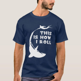 Camiseta Así Es Como Pavo - Scuba Buceando Con Tiburón
