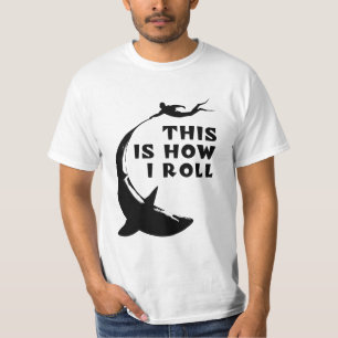 Camiseta Así Es Como Pavo - Scuba Buceando Con Tiburón