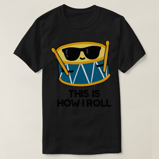 Camiseta Así Es Como Pon 1 Funny Drummer (Diseño del anverso)