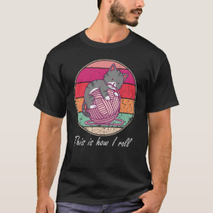 Camiseta Así Es Como Reduzco El Gato Jugando Con Gato De La