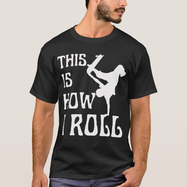 CAMISETA ASÍ ES COMO ROLL (Anverso)