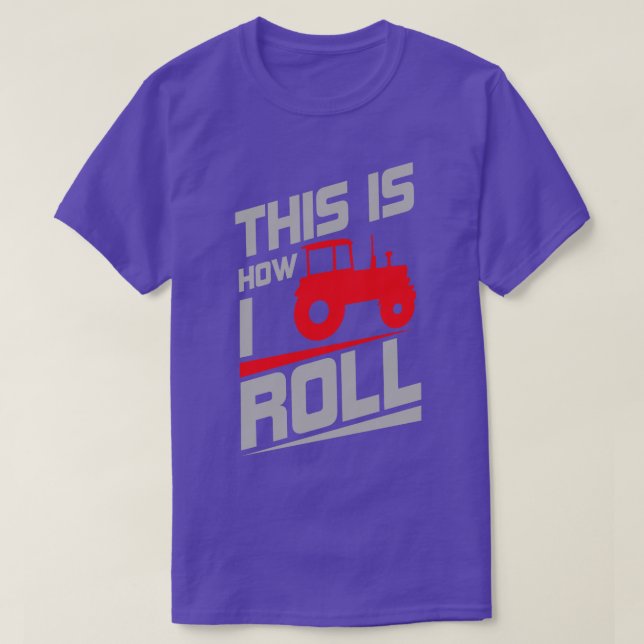 Camiseta Así es como rollo (Diseño del anverso)
