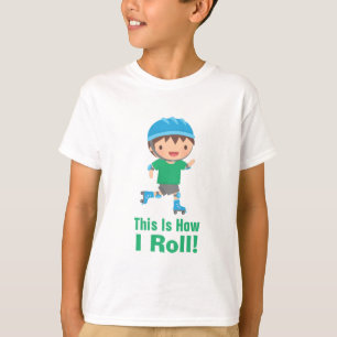 Camiseta Así es como ruedo chico de patinaje sobre ruedas