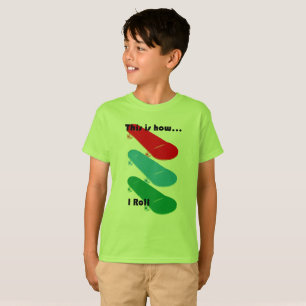 Camiseta Así es como ruedo Diseño - Kids' Hanes TAGLESS® T