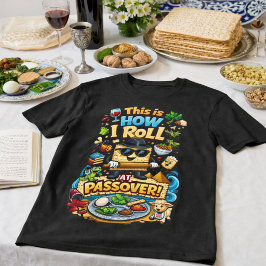 Camiseta Así es como ruedo en Pascua Fun Matzá