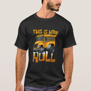 Camiseta Así es como ruedo Vehículo de transporte Autobús e