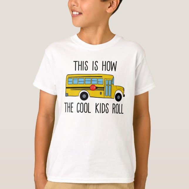 Camiseta Así es como se mueve el Guay Kids - divertido auto (Anverso)