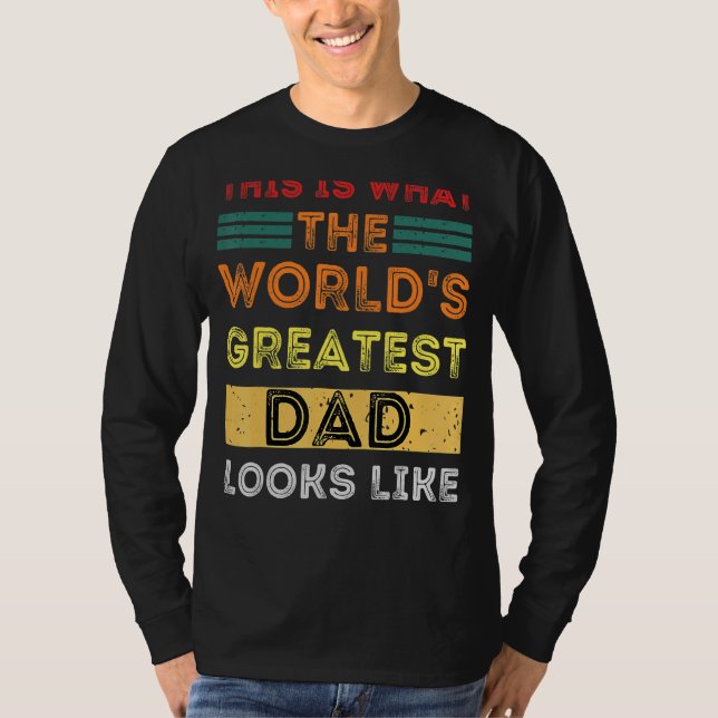 Camiseta Así es como se ve el papá más grande del mundo (Anverso)