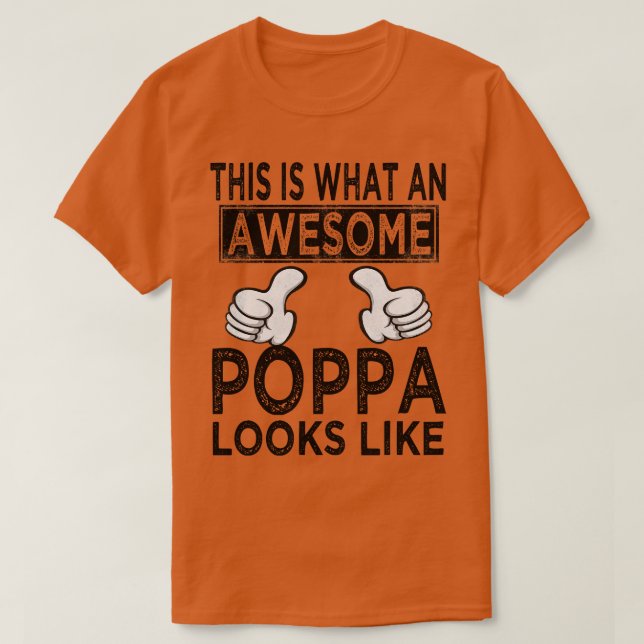 Camiseta así es como se ve la impresionante papa (Diseño del anverso)
