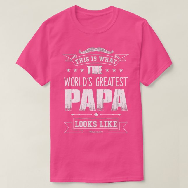 CAMISETA ASÍ ES COMO SE VE LA PAPA MÁS GRANDE DEL MUNDO (Diseño del anverso)