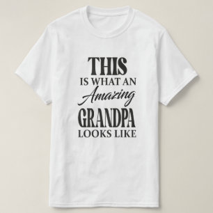 Camiseta Así es como se ve un abuelo asombroso