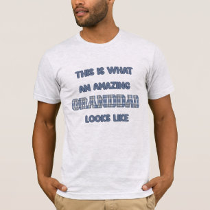 Camiseta Así es como se ve un abuelo increíble a cuadros