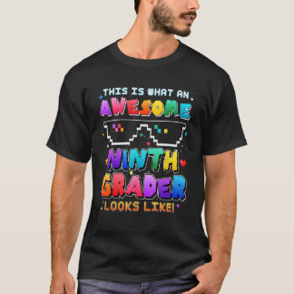 Camiseta Así Es Como Se Ve Un Estudiante De Noveno Grado In
