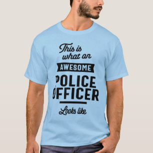 Camiseta Así es como se ve un horrible policía