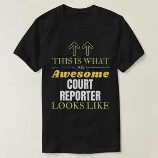 Camiseta Así es como se ve un horroroso reportero judicial