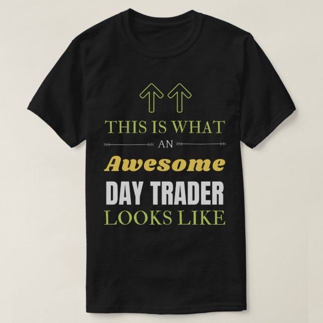 Camiseta Así es como se ve un increíble comerciante (Diseño del anverso)