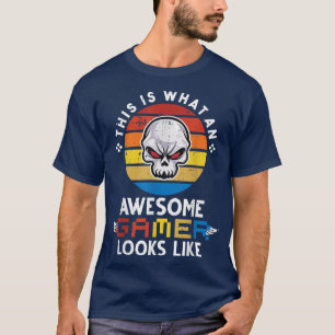 Camiseta Así es como se ve un jugador increíble para hallo