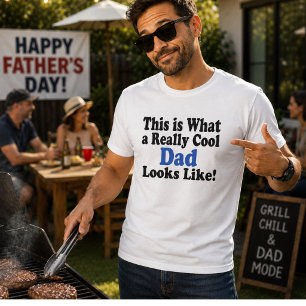 Camiseta Así es como se ve un papá realmente genial