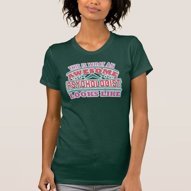 Camiseta Así es como se ve un psicólogo asombroso (Anverso)