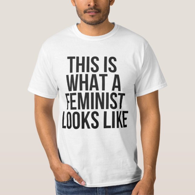 Camiseta Así es como se ve una feminista - Feminismo (Anverso)