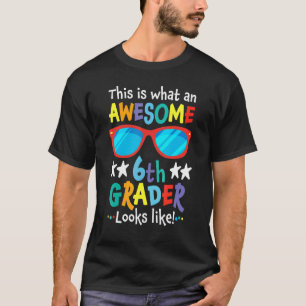 Camiseta Así es como se ve una increíble estudiante de sext