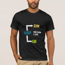 Camiseta Así Es Como Vivo - Gym T-Shirt