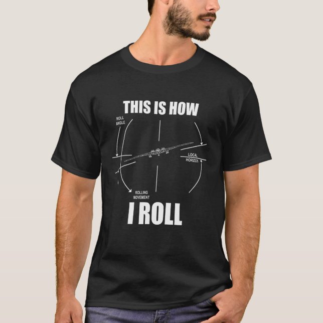 Camiseta Así Es Como Vuelo El Piloto De Bomberos Robados B- (Anverso)
