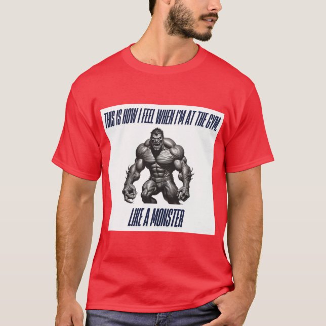 Camiseta Así me siento en el gimnasio (Anverso)
