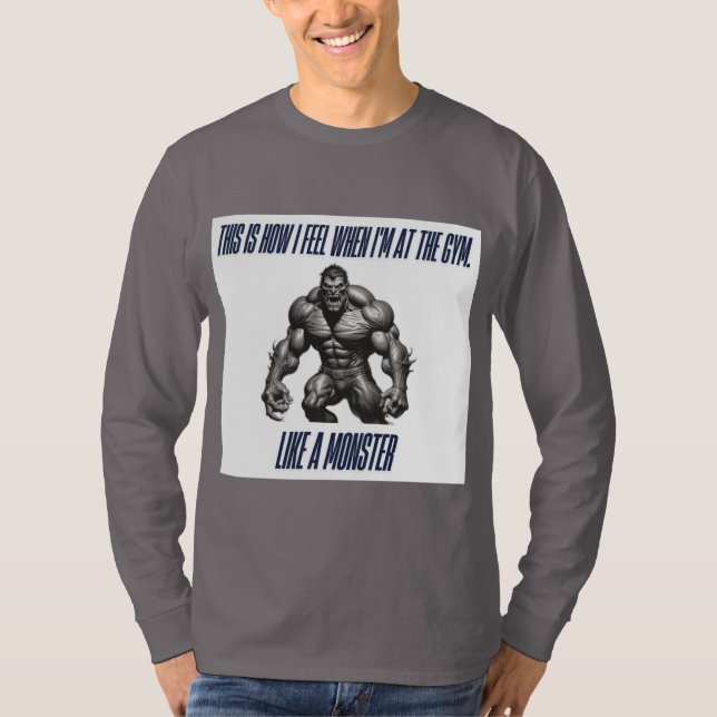 Camiseta Así me siento en el gimnasio (Anverso)