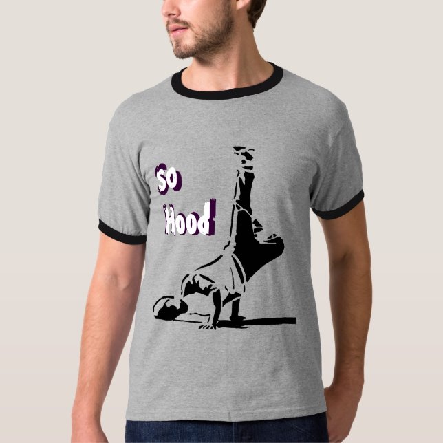 Camiseta Así que baile hip hop de barrio (Anverso)