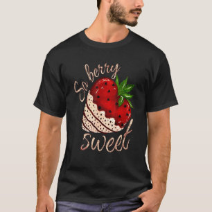 Camiseta Así que Berry Sweet Strawberry Día de San Valentín