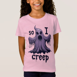 Camiseta Así que creí a Halloween Boo Ghost Funny Creep Yea