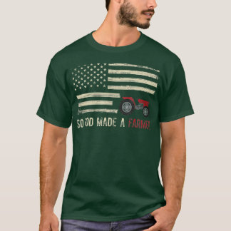 Camiseta Así Que Dios Hizo Un Agricultor