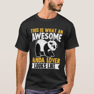 Camiseta Así Que Esto Es Con Un Panda Increíble Como El Pan