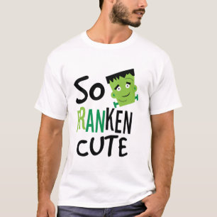 Camiseta Así que Franken cute divertidos regalos de diseñ