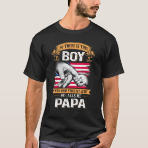 Camiseta Así Que Hay Un Chico Que Me Robó El Corazón Y Me L