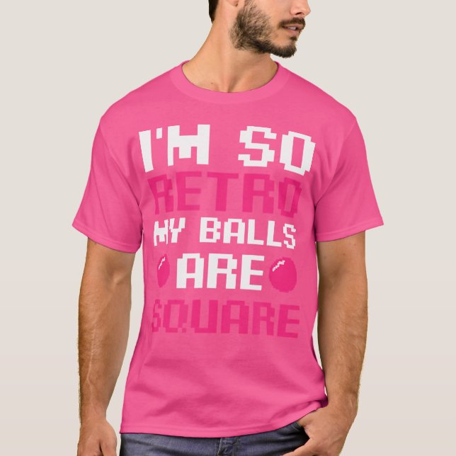 Camiseta Así que mis bolas son Edm Rave Techno cuadrado (Anverso)
